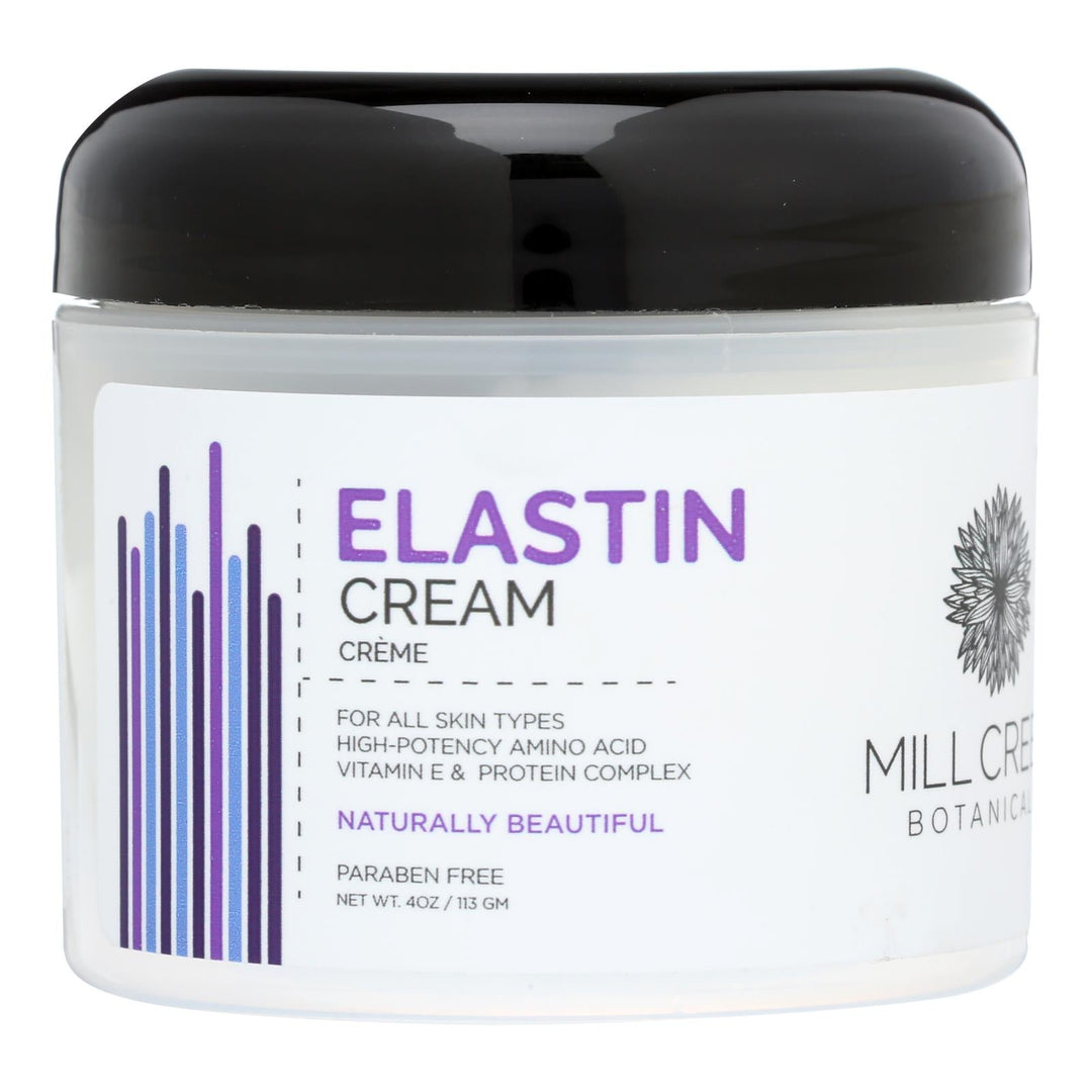 Mill Creek Botanicals Elastin Cream - 4 Oz - Maras Green
